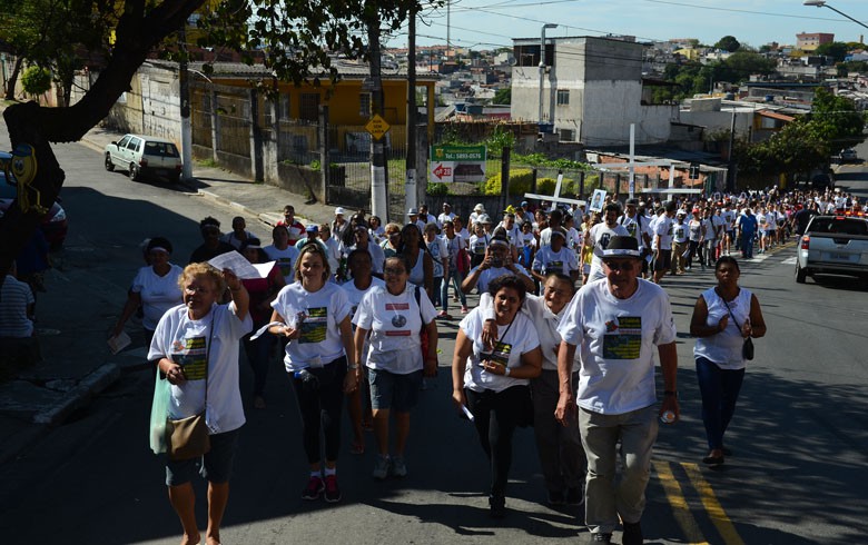 Caminhada genocídio negros