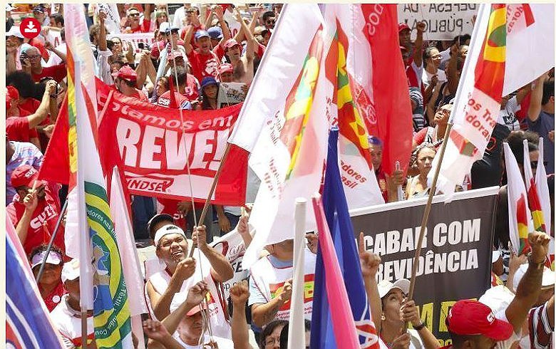 cut manifestação