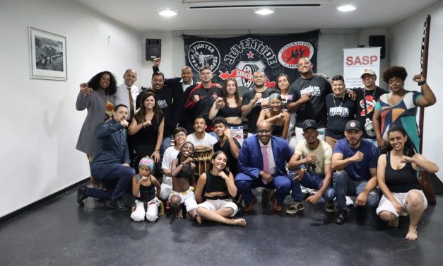 SASP realiza atividade com grupo de capoeira para repensar o Dia da Consciência Negra