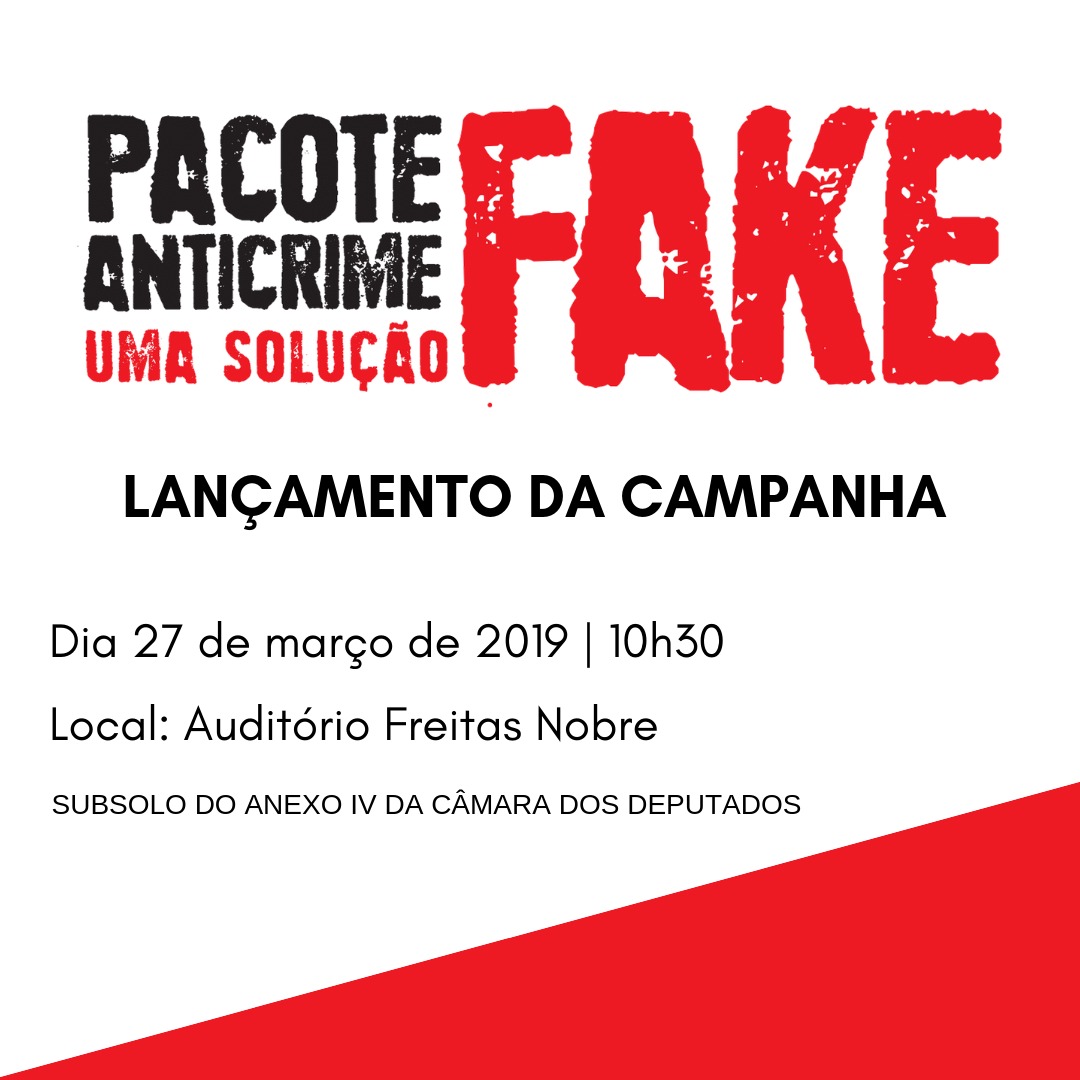 Organizações lançam campanha contra pacote ‘anticrime’ de Sergio Moro