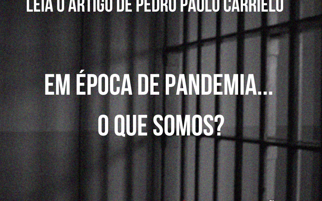 Em Época de Pandemia… O que somos?