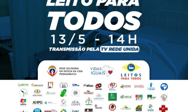 Lançamento do Manifesto Leitos Para Todos