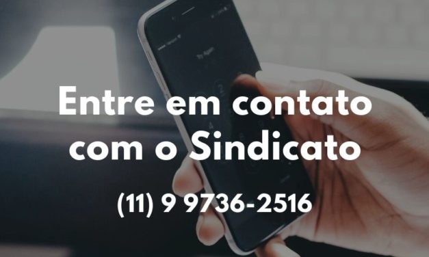 ENTRE EM CONTATO COM O SASP