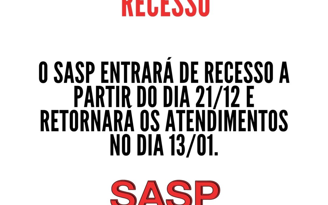 Recesso SASP