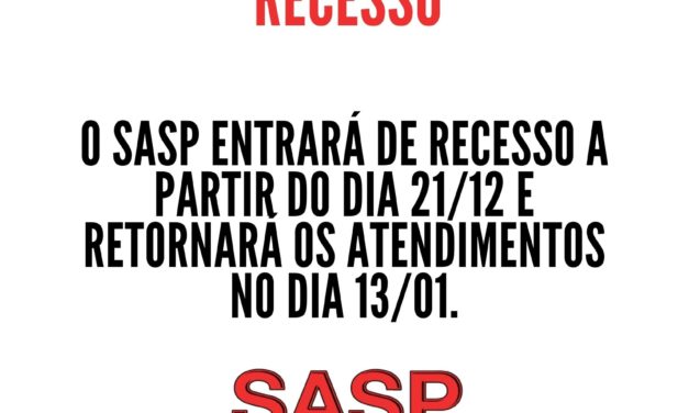 Recesso SASP