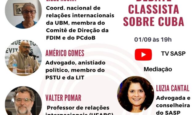 Live: Debate classista sobre Cuba