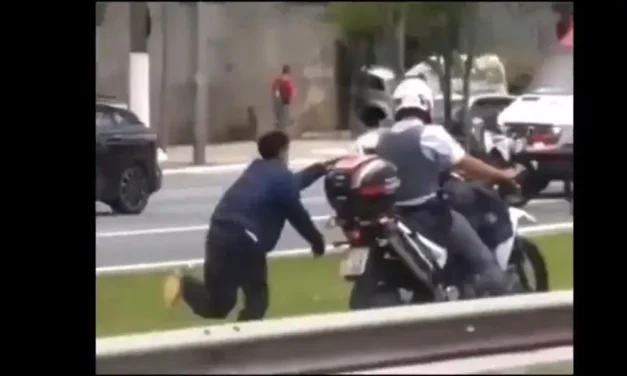 SASP pede esclarecimentos e medidas do governo de São Paulo a respeito de PM que algemou e arrastou jovem em moto