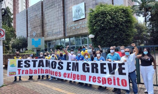 CETESB: trabalhadores conquistam reajuste, mas a luta para conseguir os retroativos continua￼