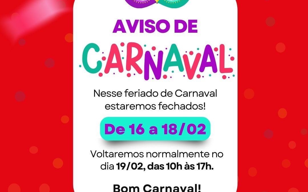 Comunicado Oficial: Carnaval 2026
